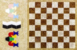 Duchamp, scacchiera con scacchi
