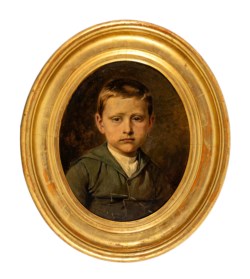 Italian school of the XIX century - Portrait of a child
