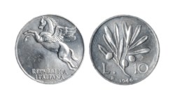 REPUBBLICA ITALIANA - Serie 1946 (1,2,5 e 10 lire):