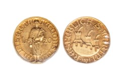 SAN MARINO - Vecchia monetazione (1864-1938) - 20 lire 1925