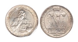 SAN MARINO - Vecchia monetazione (1864-1938) - 20 lire 1938
