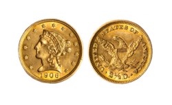 STATI UNITI D'AMERICA - 2 dollari e ½ 1906