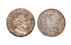 CARLO FELICE (1821-1831) - 25 centesimi 1829, Torino (L)