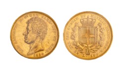 CARLO ALBERTO (1831-1849) - 100 lire 1834 Genova
