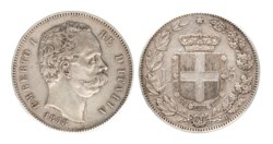 UMBERTO I (1878-1900) - 5 lire 1878