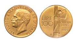 VITTORIO EMANUELE III (1900-1946) - 100 lire 1923