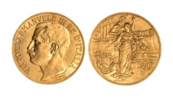 VITTORIO EMANUELE III (1900-1946) - 50 lire 1911