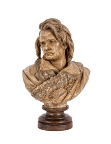 Albert-Ernest Carrier-Belleuse (1824 - 1887) - Busto di Beethoven