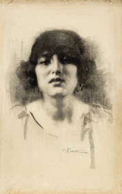 Giuseppe Palanti (1881 - 1946) - Ritratto femminile