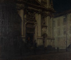 Giannino Grossi (1889 - 1969) - L'Ave Maria della sera (Milano - Chiesa di Santa Maria alla Porta)