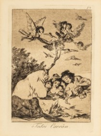 Francisco Goya (1746 - 1828) - Todos Caeràn, dalla serie I capricci