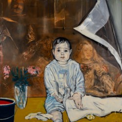 Baby/Sid and meninas on canvas (series blended picture)