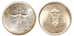 CITTA' DEL VATICANO - SEDE VACANTE (1978), 500 lire 1978