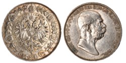 AUSTRIA - FRANCESCO GIUSEPPE (1848-1916), 5 corone 1909