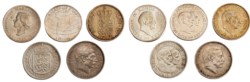 DANIMARCA - lotto 5 monete da 2 Koroner