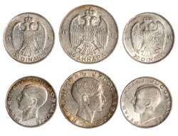 YUGOSLAVIA - PIETRO II (1934-1945) - Lotto 3 monete