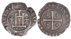 GENOVA - DOGI BIENNALI (II fase, 1541-1637) - 1/4 di scudo 1610