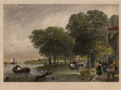 Robert William Wallis (1794 - 1878) - A Dutch ferry