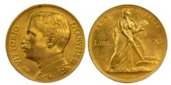 VITTORIO EMANUELE III (1900-1943) - 100 lire 1912