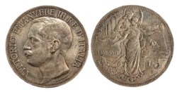 VITTORIO EMANUELE III (1900-1943) - 5 lire 1911