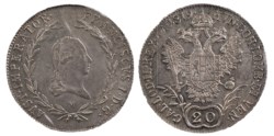 MILANO - FRANCESCO I (1815-1835) - 20 Kreuzer 1819