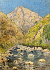 Alfredo Ubaldo Gargani (Genova, 1898 - 1947) - Paesaggio montano
