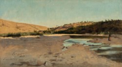 Carlo Nogaro (Asti, 1837 - Choisy-au-Bac, 1931) - Veduta di lago