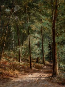 Carlo Nogaro (Asti, 1837 - Choisy-au-Bac, 1931) - Il bosco