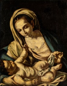 Scuola veneta del XVIII secolo - Madonna con Bambino