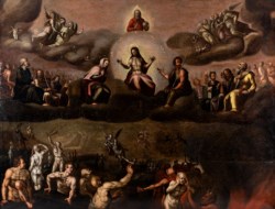 Scuola olandese del XVI secolo - Paradiso e Inferno