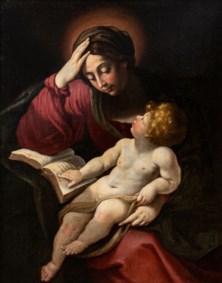 Cristoforo Roncalli detto Il Pomarancio (Pomarancio, 1553 circa - Roma, 1626) - Madonna col Bambino