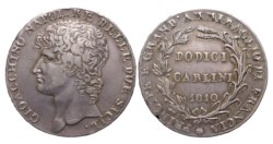 NAPOLI - GIOACCHINO MURAT (1808-1815) - Dodici Carlini 1810