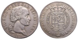 SAVOIA - VITTORIO EMANUELE I (1802-1821) - 5 lire 1816