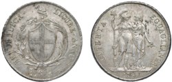 GENOVA - REPUBBLICA LIGURE (1798-1805) - 8 lire 1798