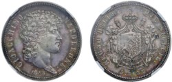 NAPOLI - GIOACCHINO MURAT (1808-1815) - 5 lire 1813