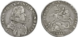 CASALE MONFERRATO - FERDINANDO GONZAGA (1612-1626) - Ducatone 1622