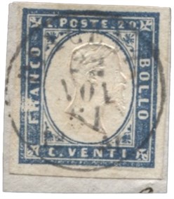 Antichi Stati Italiani - Sardegna - 20 cent (15Dd)