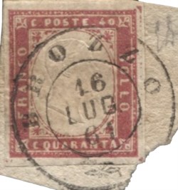 Antichi Stati Italiani - Sardegna - 40 cent (16Cg)