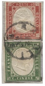 Antichi Stati Italiani - Province Napoletane - 5 + 40 cent (4)