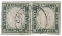 Antichi Stati Italiani - Sardegna - 5 cent (13f)