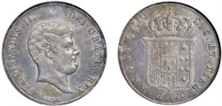 NAPOLI - FERDINANDO II (1830-1859) - 60 grana 1856