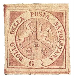 Antichi Stati Italiani - Napoli - 1858 - 1/2 grano (2a cat.15000)