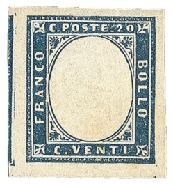 Antichi Stati Italiani - Sardegna - 1860 - 20 cent (15Ca)