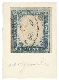 Antichi Stati Italiani - Sardegna - 1861 - 20 cent (15Db)