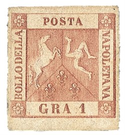 Antichi Stati Italiani - Napoli - 1858 - 1 gr. (4 cat. 2.200)