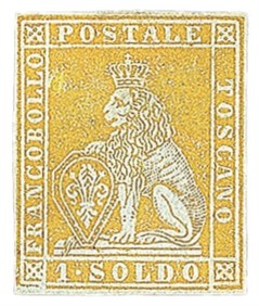 Antichi Stati Italiani - Toscana - 1851 - 1 soldo (2a cat.45000)