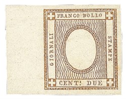 Prefilateliche - 1862 - 2 cent (10eb cat.1500)