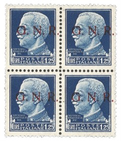 RSI - G.N.R. Brescia - 1943 - 1,25 lire (480/Ihcc)