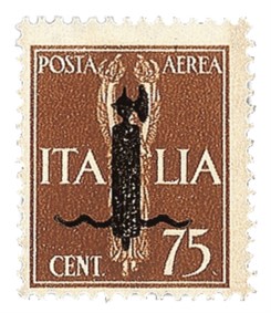 RSI - Verona - 1944 - 75 cent Aerea (P10A)