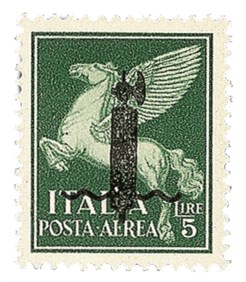 RSI - Verona - 1944 - 5 lire Aerea (P12A)